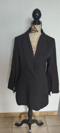 Veste type blazer femme noire taille M (Shein)