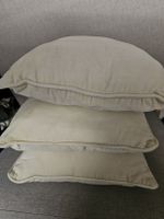 4er Set Kissen  Beige, 40x40cm, Baumwolle, Top Zustand