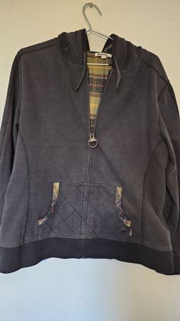 Barbour Damen Zip Hoodie, Grösse L, Winter,