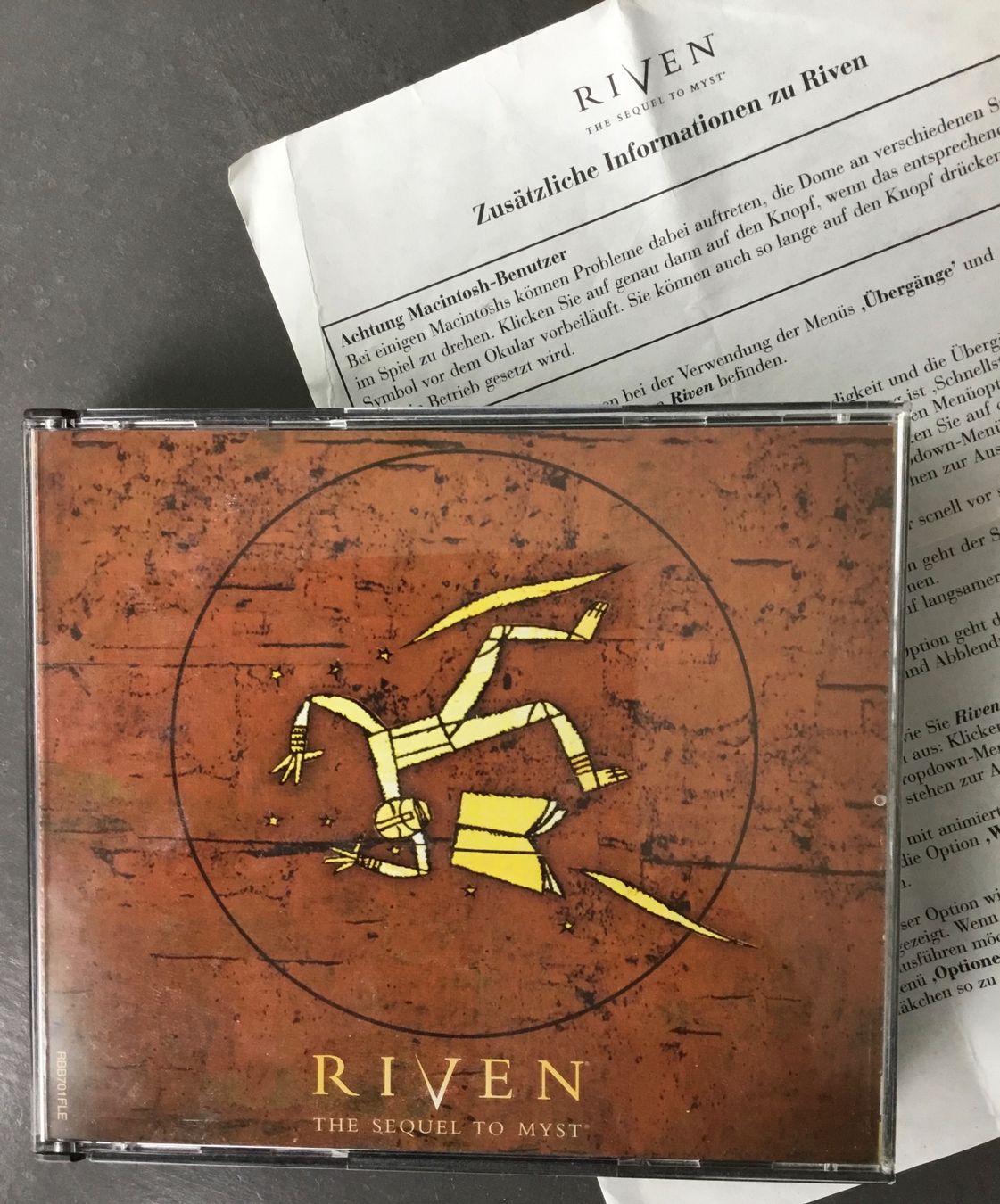 PCs: PC/Mac game RIVEN (1997) – D'occasion à Eggersriet par Wiese61 1