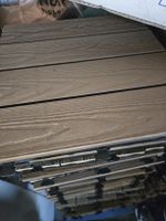 Klickfliese WPC in Holzoptik Braun 30 x 30 
