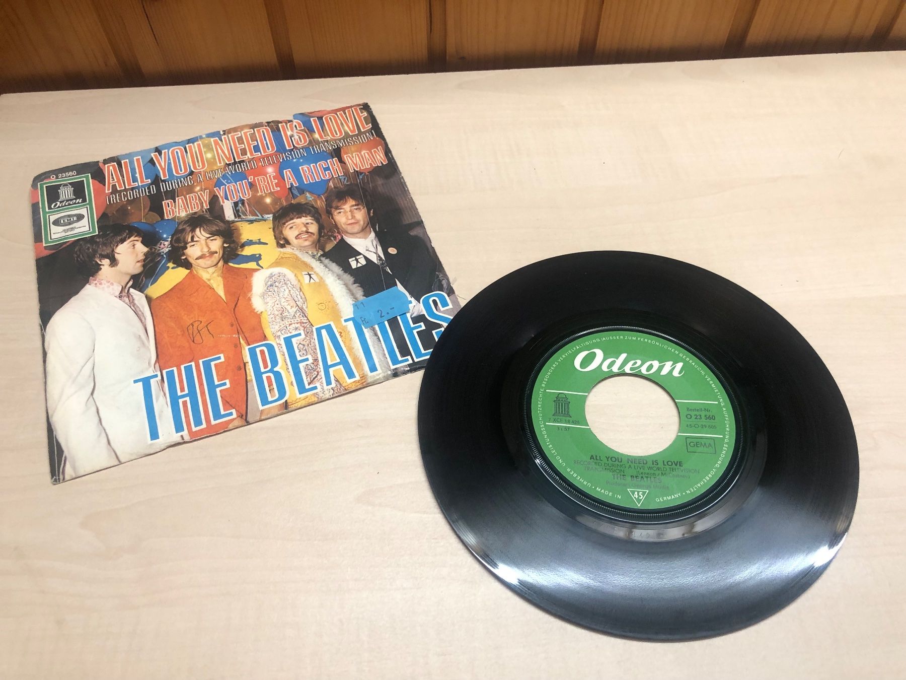 Dischi in vinile: 4 x Single THE BEATLES – Usato da Rümligen venduto da Sibill 4