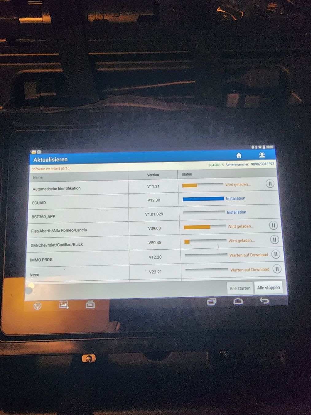 Launch Tutti gli attrezzi: Launsch X-431 PAD 3 Diagnosegerät mit Key Programmierung – Usato da Domat Ems venduto da Ot5110 3