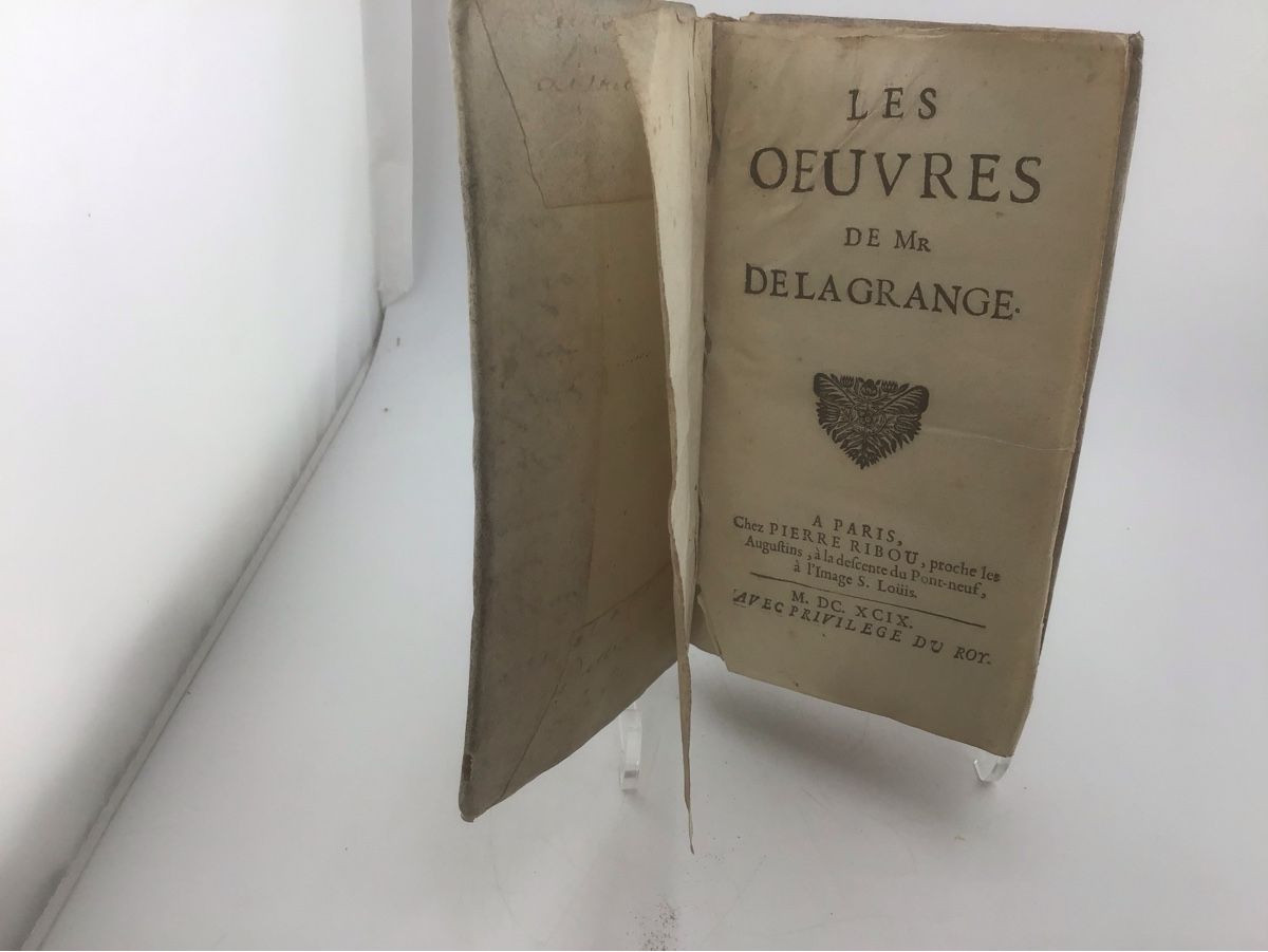 Libri: Les Oeuvres de Mr La Grange, 1699 – Usato da Nods venduto da loredana18