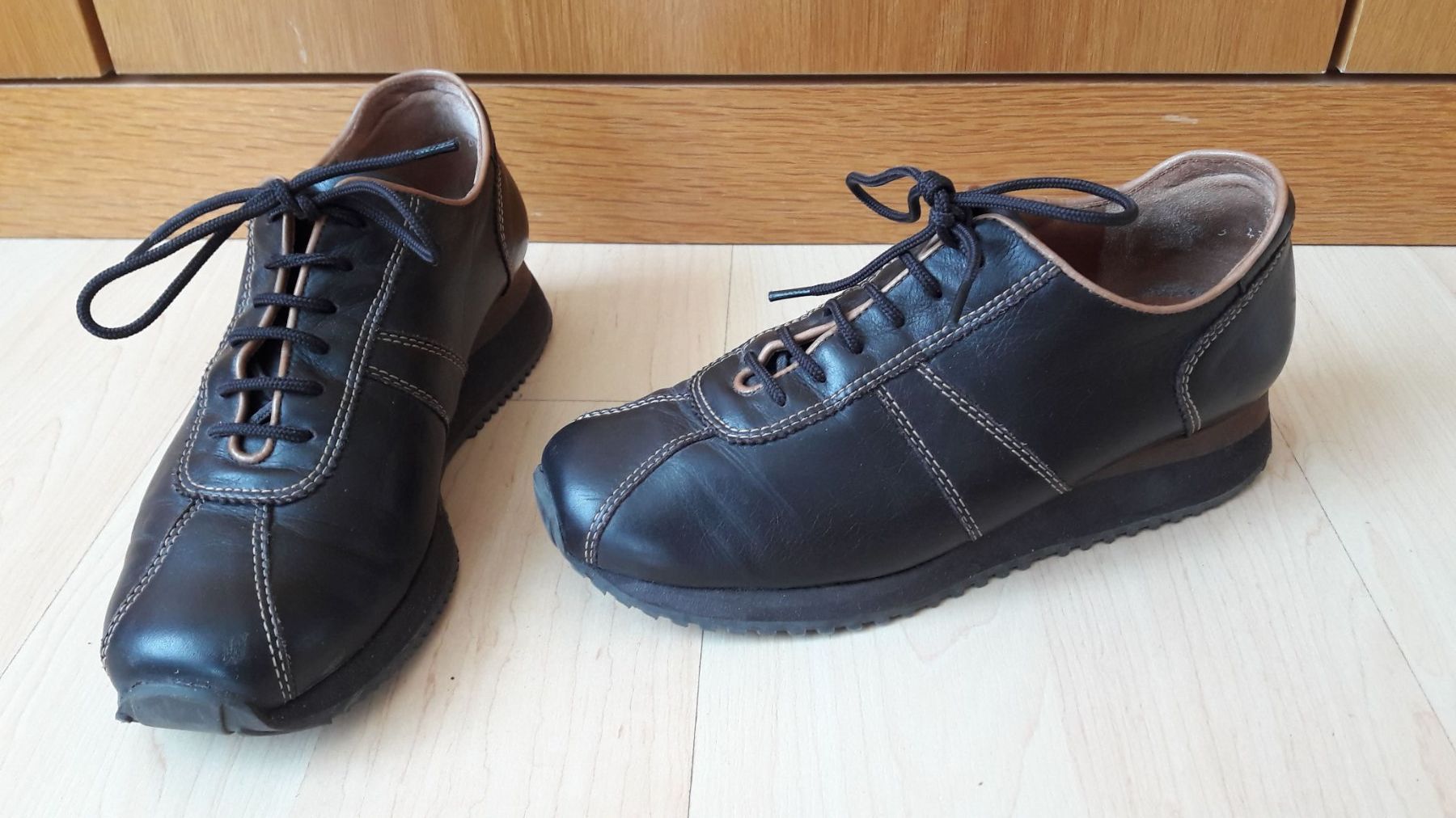 Paul Green Scarpe da donna: PAUL GREEN Leder Sneaker braun, Gr. 35/36 – Usato da Rotkreuz venduto da eri_t25d