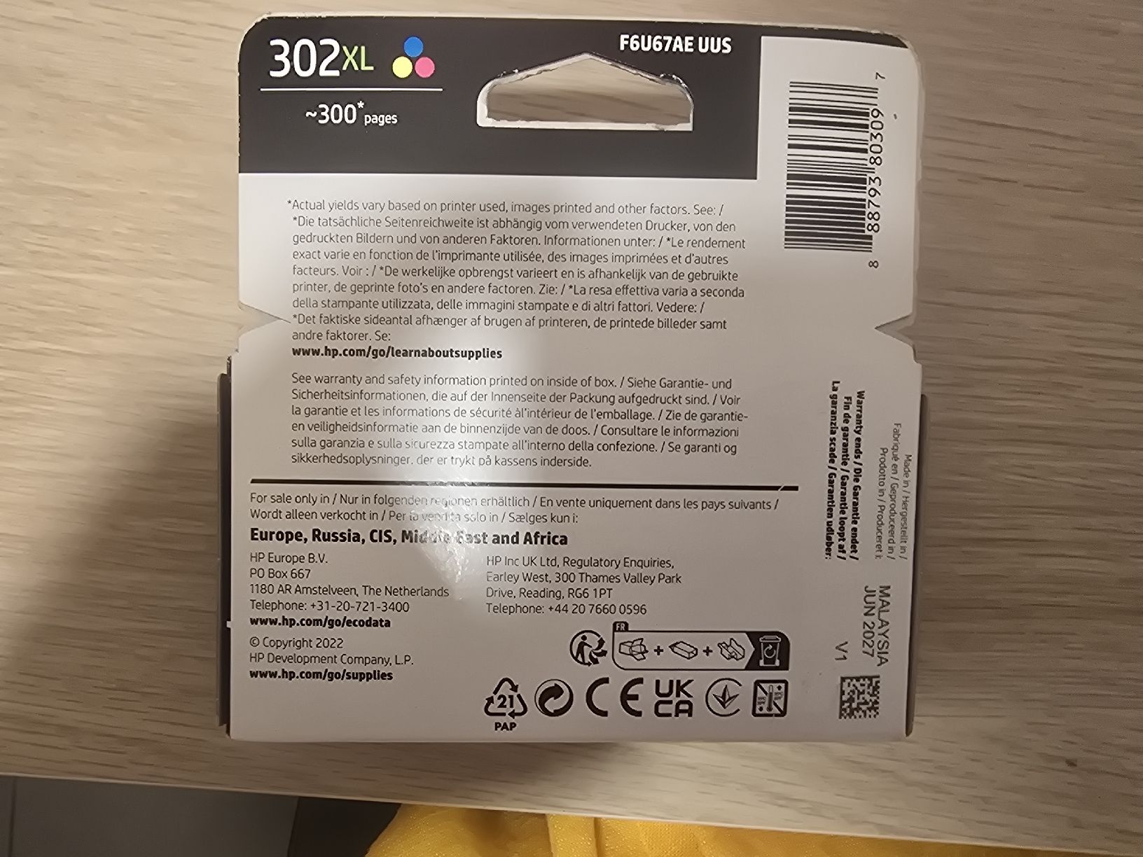 Sonstiges Schreiben & Zeichnen: Hp 302 – Neu und originalverpackt aus Menziken von bilo.09. 1