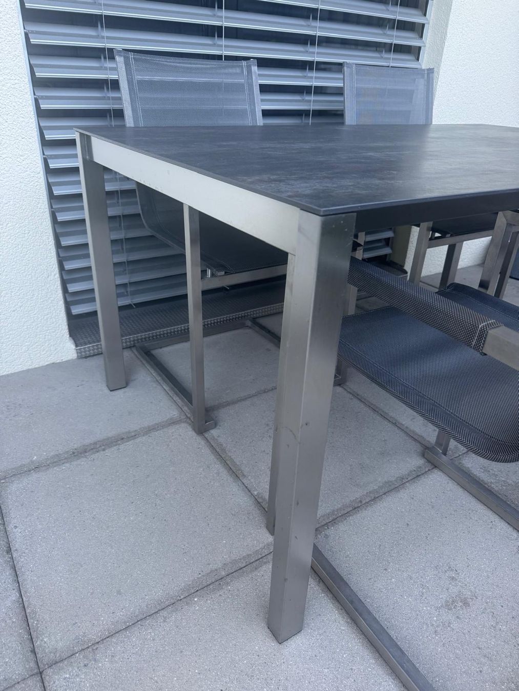 Set di tavolo e panche: Gartentisch mit 4 Stühlen – Usato da Zürich venduto da 2unlimited 1