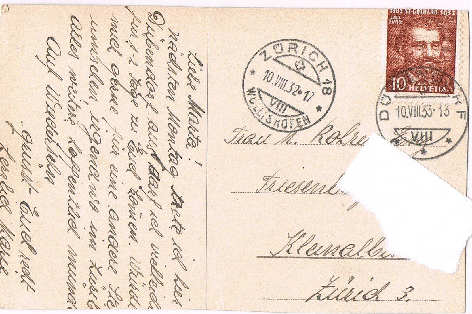 Cartes postales: Landesmuseum Zürich – D'occasion à Buchs AG par Baerfisch 1