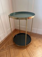 Beistelltisch rund Metall Messingoptik