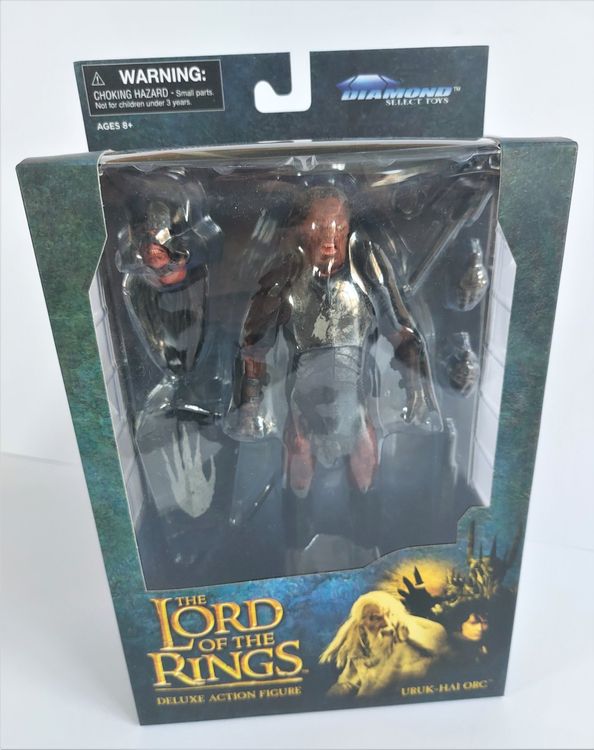 Diamond Select Lord of the Rings Uruk-Hai Action Figure (Neu und ...