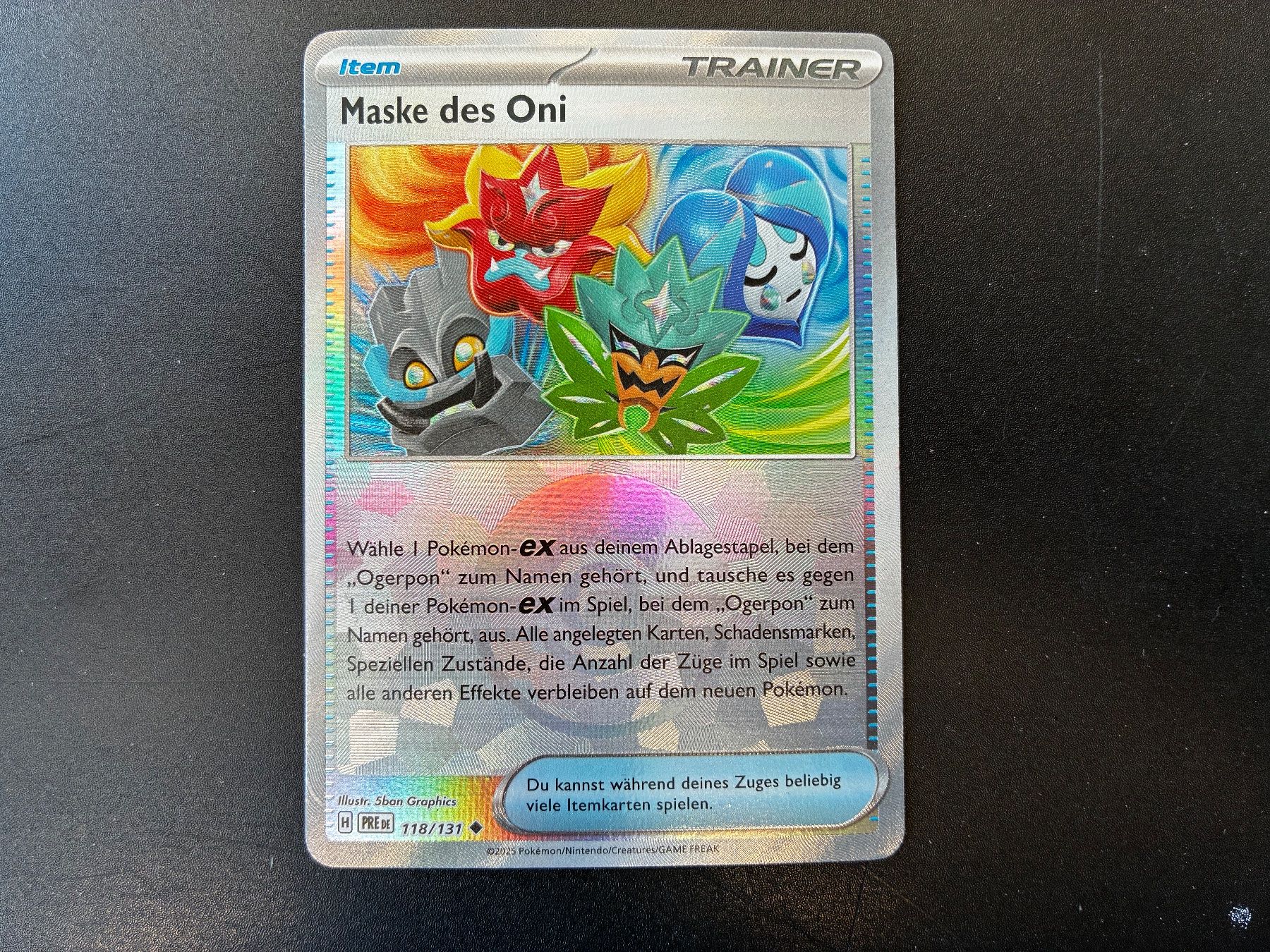 Pokémon Carte collezionabili: Maske des Oni 118/131 - Reverse-Holo - PRE - de – Nuovo (secondo la descrizione) da Hütten venduto da yve_tf69