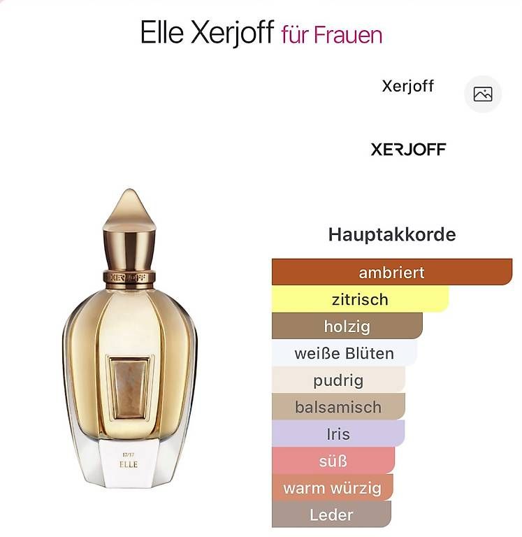 Xerjoff Profumi & Eau de Toilette: Parfüm von Xerjoff "Elle" – Usato da Zürich venduto da bab_rr77 3