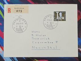 CL28 Enveloppe + Timbre Suisse 1960