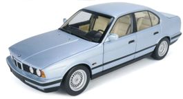 BMW 535i (E34) 1988 , Light Blue Metallic , Minichamps  1:18
