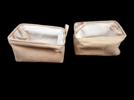 Körbe Jute, 2er Set