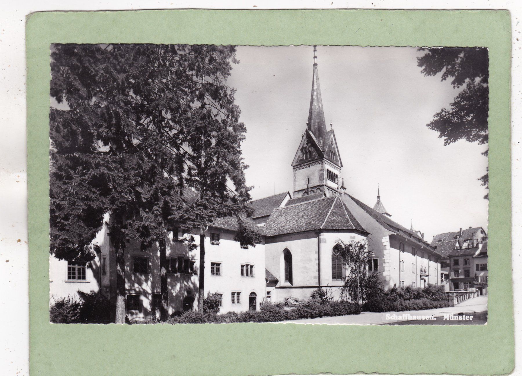 Ansichtskarten: Schaffhausen Münster – Gebraucht aus Herisau von Lisegrat2008