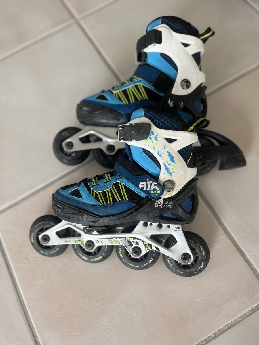 Decathlon Inline-Skating & Rollschuhe: Inline Skates Oxelo - Grösse 32-35 gebraucht – Gebraucht aus Freienstein von CoLeVo 1