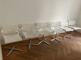 Besprechungsstühle Wilkhan Aline mit Netz Weiss