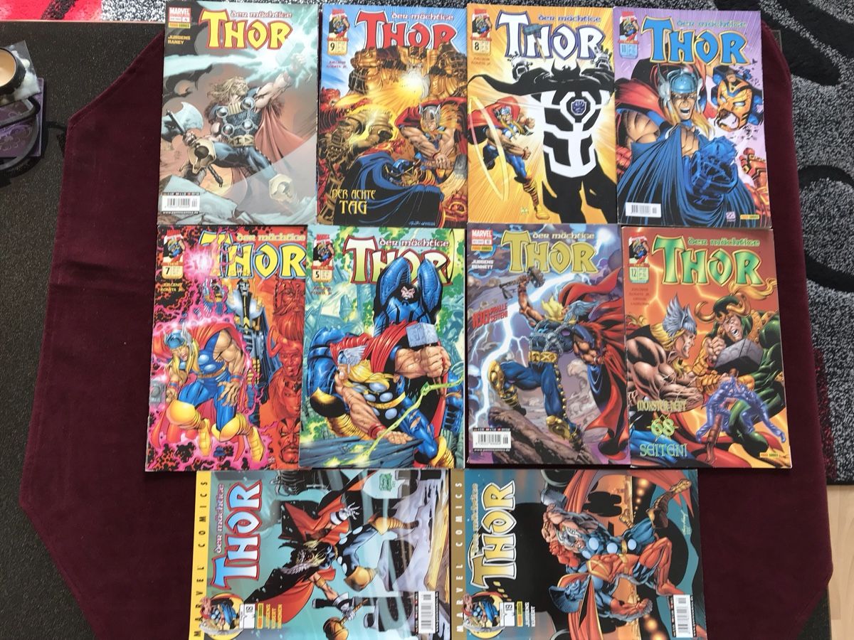 Comics: Thor Comic Sammlung 10 Ausgaben Marvel Comics gebraucht – Gebraucht aus Basel von bom_p2ql