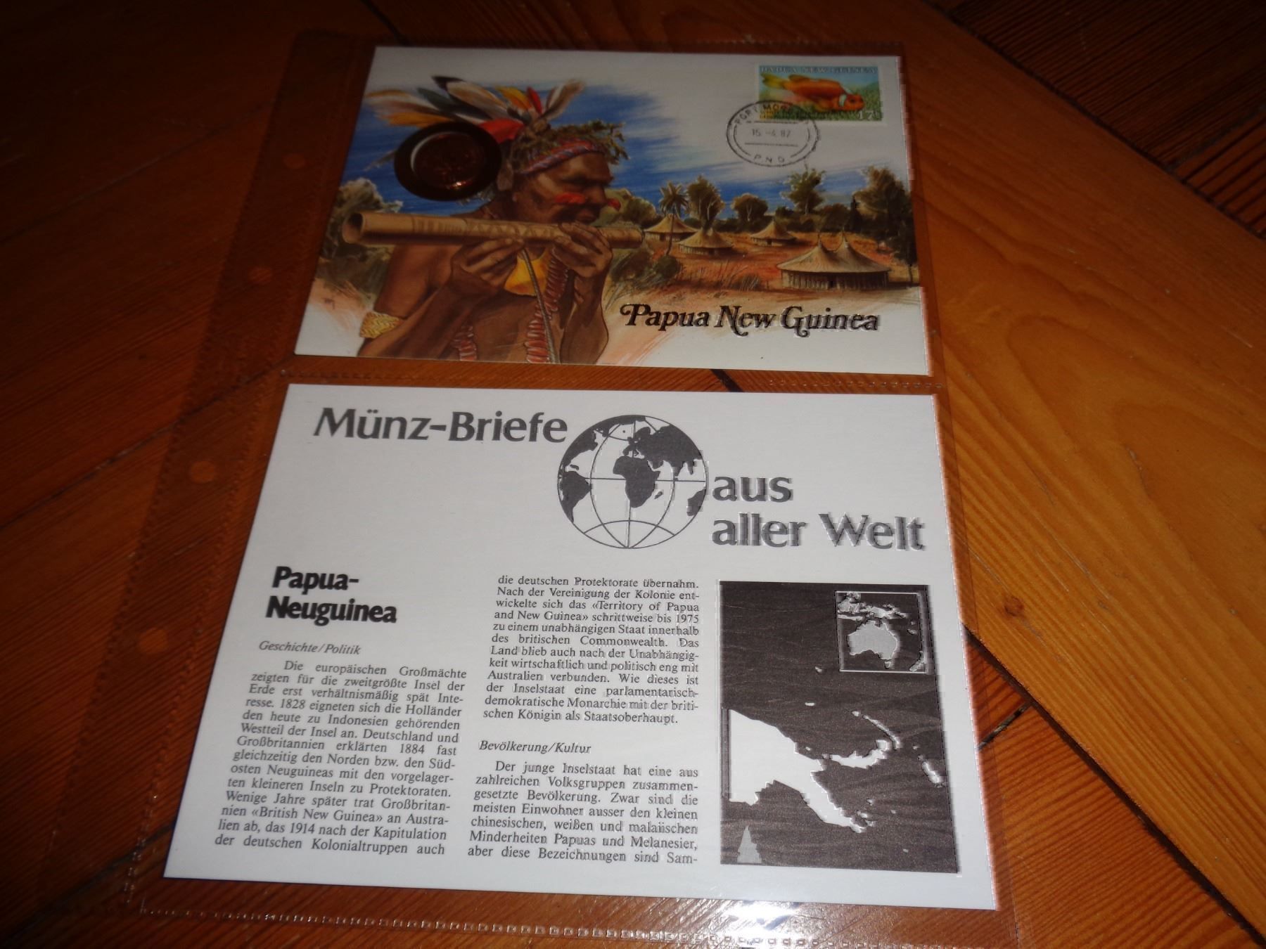 Tutti le monete: Münzbrief Papua-Neuguinea – Usato da Olten venduto da Disc-Verkauf