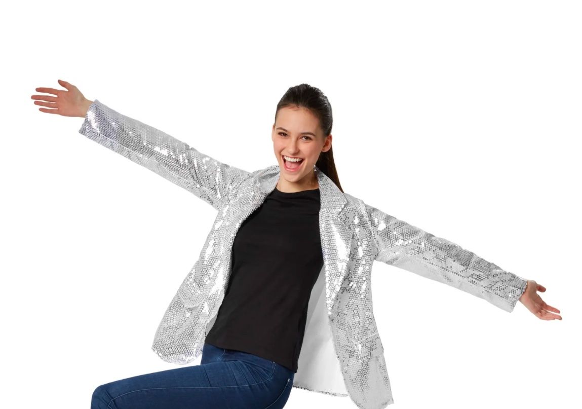 Costumi: Pailletten-Jackett Damen Grösse L – Nuovo (secondo la descrizione) da Necker venduto da liq24 2