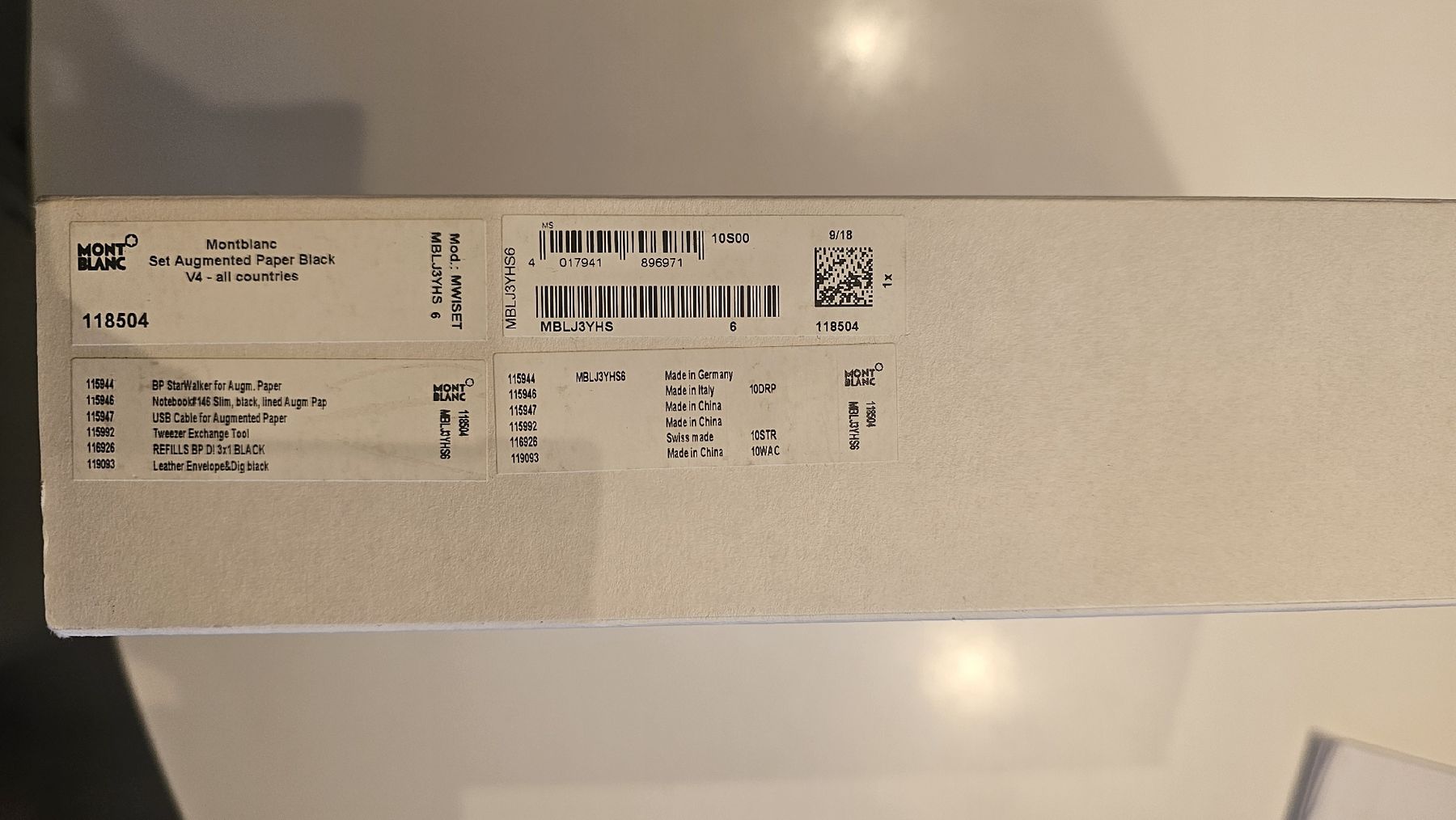 Montblanc Blocchi: Montblanc Augmented Paper Black - NEW – Nuovo (secondo la descrizione) da Baar venduto da fraj1 5