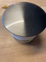 Ablauf ohne überlauf, Deckel edelmetall np ca 130