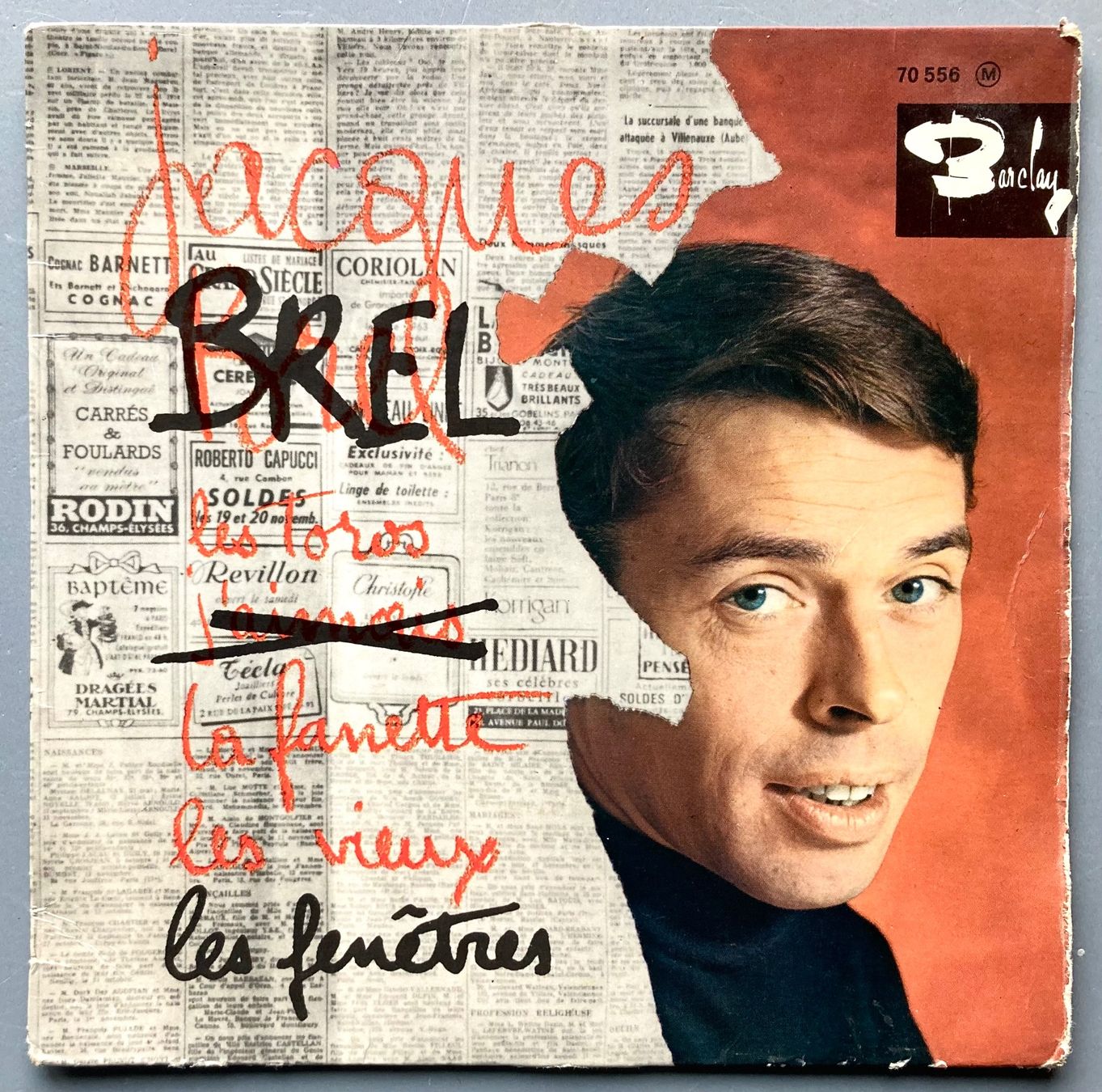 Dischi in vinile: JAQUES BREL - LES TOROS – Usato da Poliez-Pittet venduto da Newtown-Records