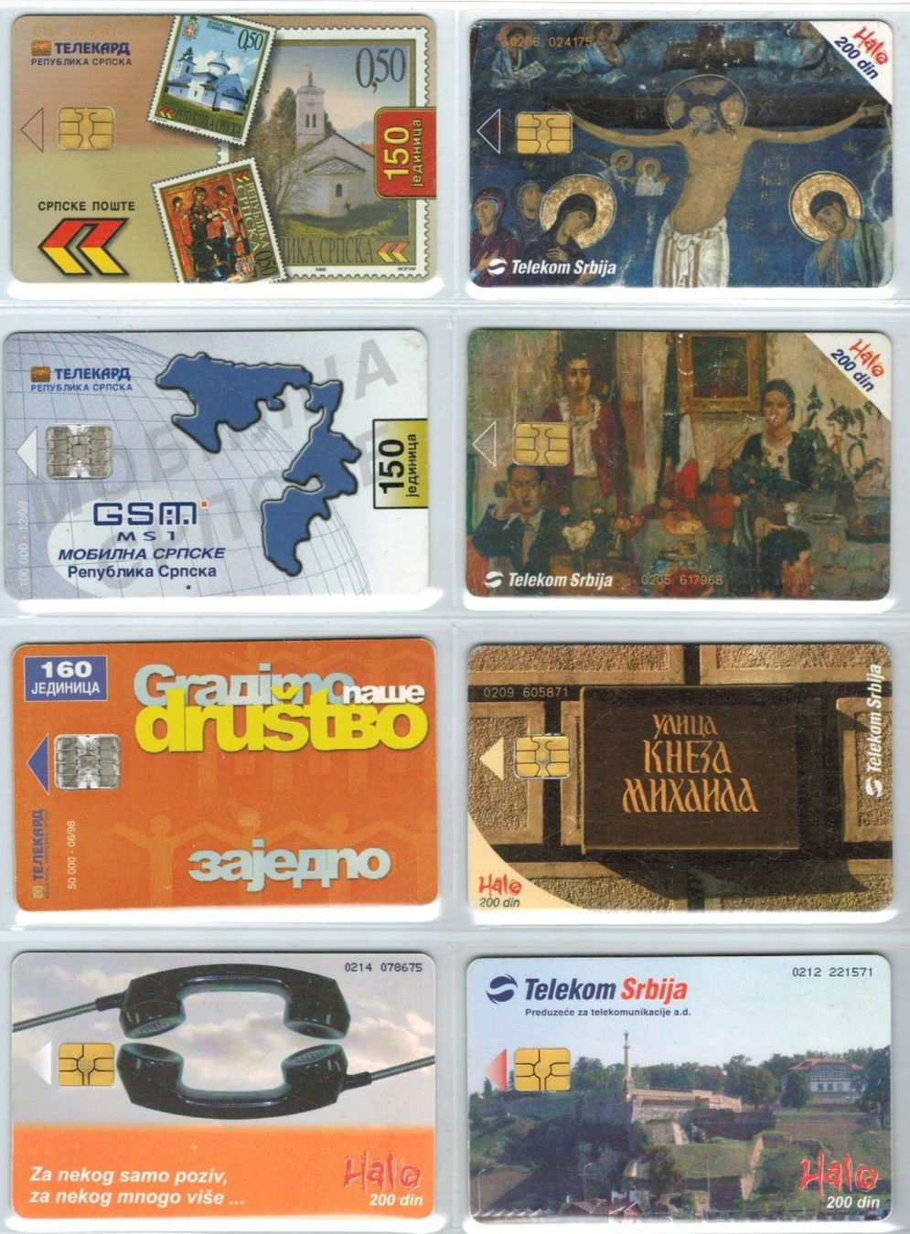 Cartes de téléphone: 8 Telefonkarten Serbien – D'occasion à Zürich par Tolima194