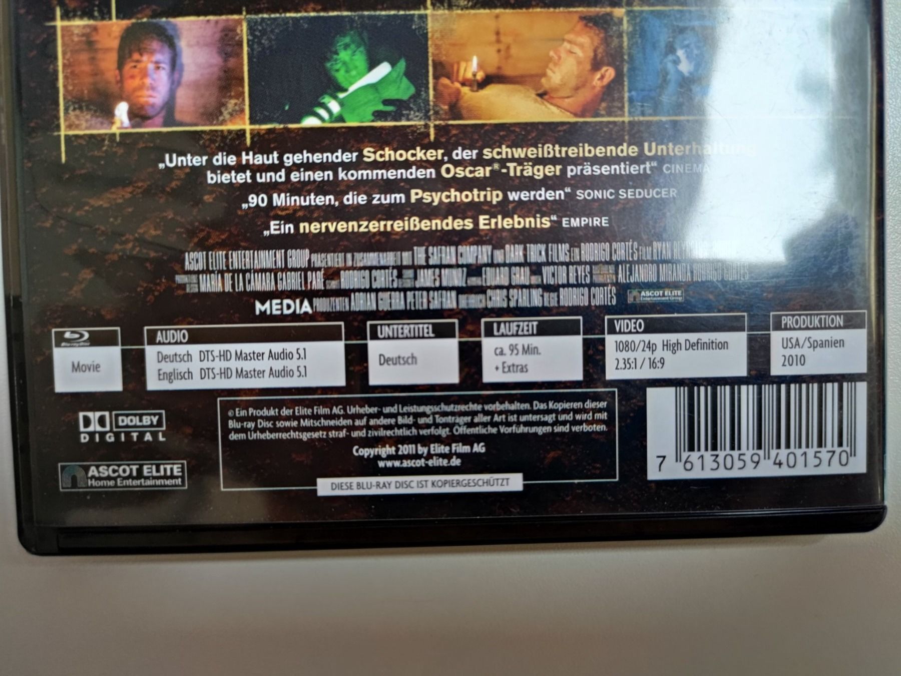 Tutti i DVDs: Buried - Lebend Begraben – Usato da Liestal venduto da Kratzilla 3