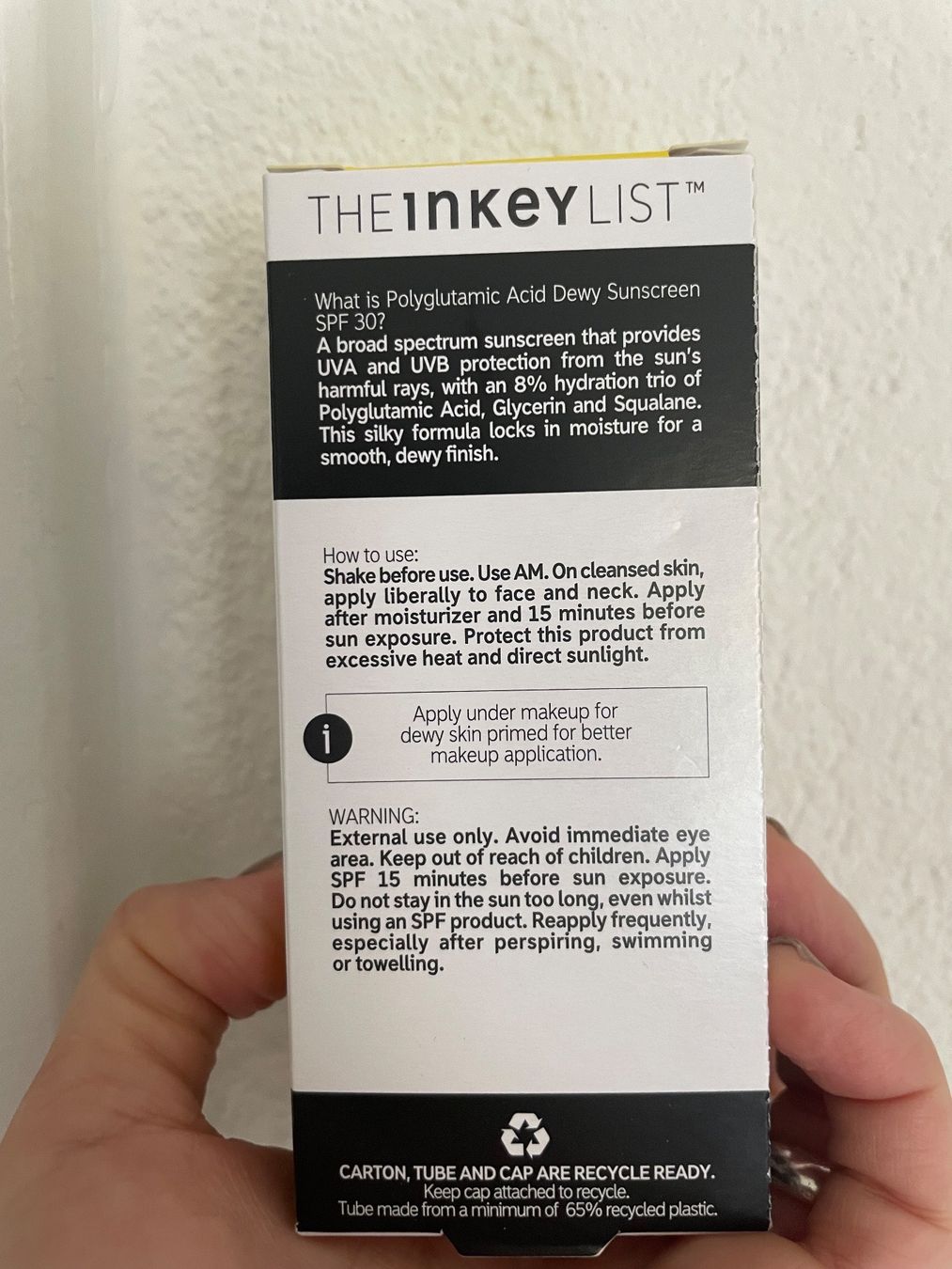 Cura del viso: The INKEY List POLYGLUTAMIC SPF 30 SUNSCREEN NEU& UNGEÖFFNET – Nuovo e nell'imballaggio originale da Zürich venduto da deruja 3