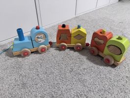 Janod Wooden Toy Train Set