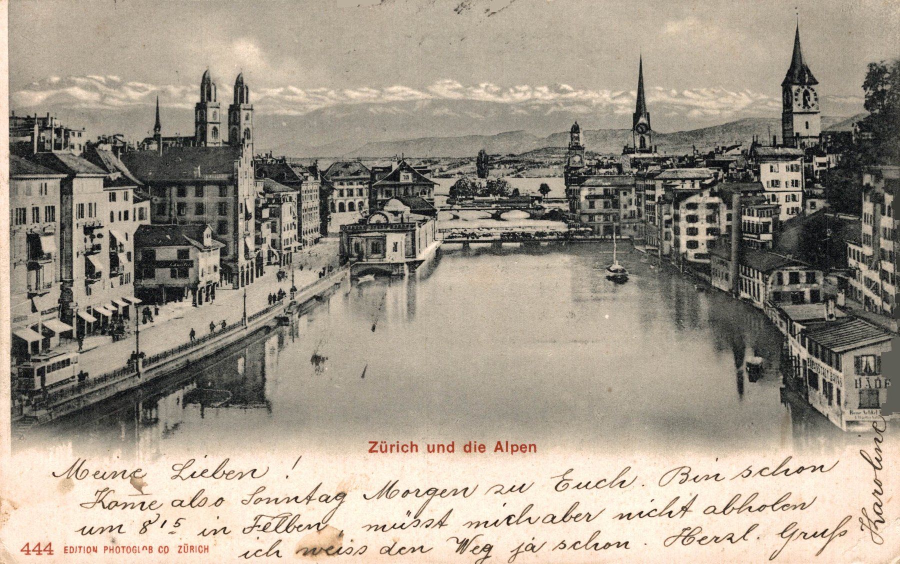 Cartes postales: Zürich und die Alpen – D'occasion à Bronschhofen par Astore