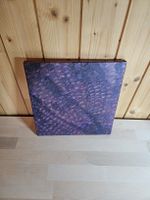 Abstraktes Acrylbild, Lila Töne, Leinwand