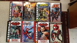 8 Comics Marvel Essential Godzilla Dracula Spiderman gebr...