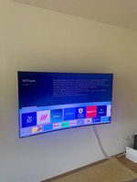 Samsung 55" SMART TV mit Wandhalterung