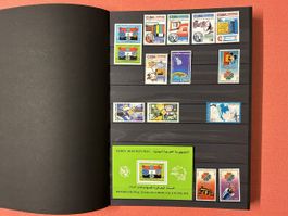 Briefmarken Weltraum und Raumfahrt Sammlung im Album