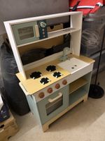 Spielzeugkueche aus Holz mintgrün neuwertig OHNE Zubehör