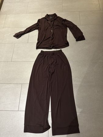 Pyjama hm braun xs 