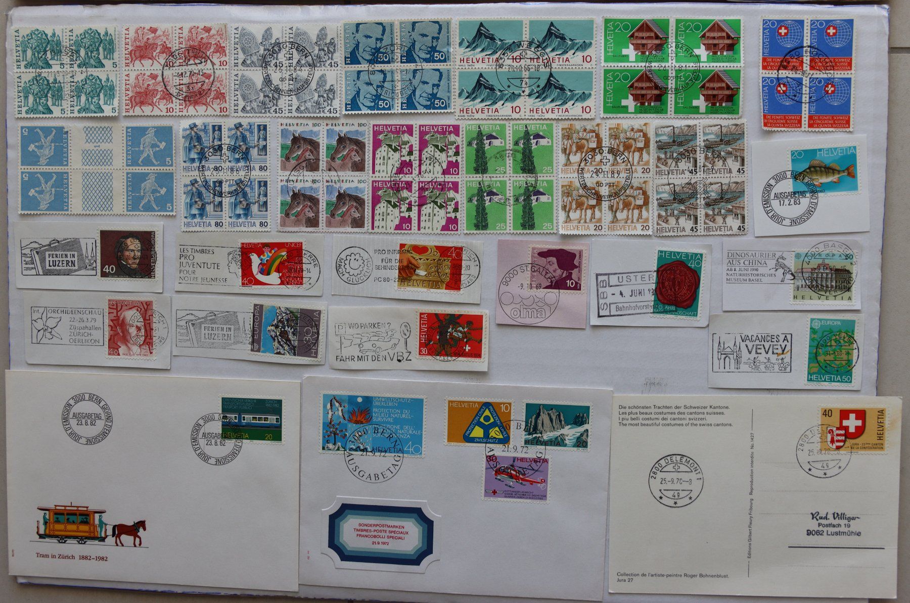Tutti i francobolli: Briefmarken CH altere bis 1990 – Usato da Oberentfelden venduto da lakipul 2