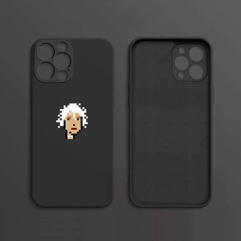 Covers & Schutzfolien: Cryptopunk Cover - schwarz - iPhone 11 – Gebraucht aus Zürich von martin1009
