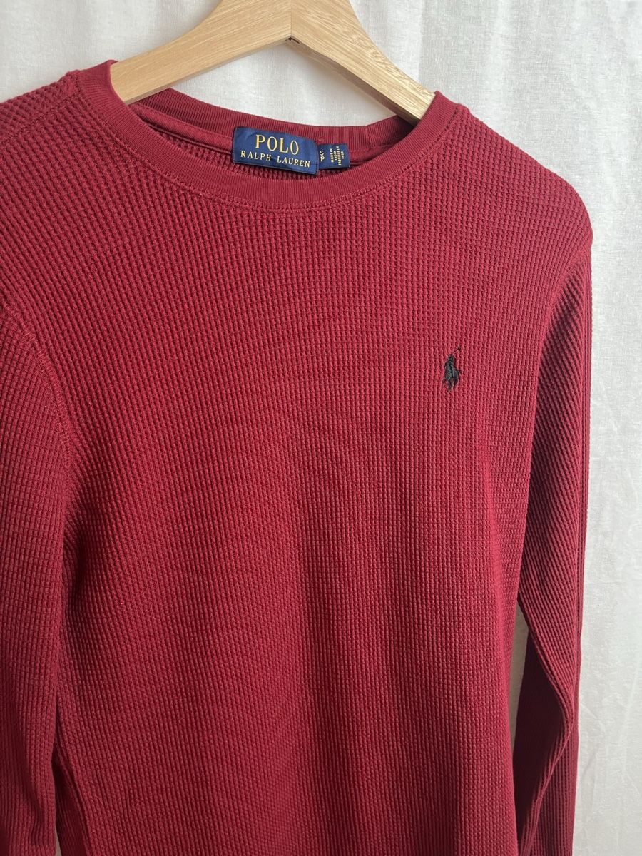 Ralph Lauren Maglioni & Felpe: Pull Ralph Lauren rouge pima coton – Nuovo (secondo la descrizione) da Les Avanchets venduto da lunedeneige.shop 1