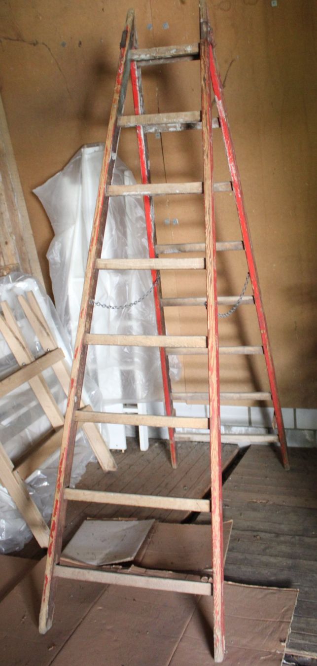 Scale: Holz-Leiter (CI) – Usato da Schaan venduto da antikes_und_kurioses