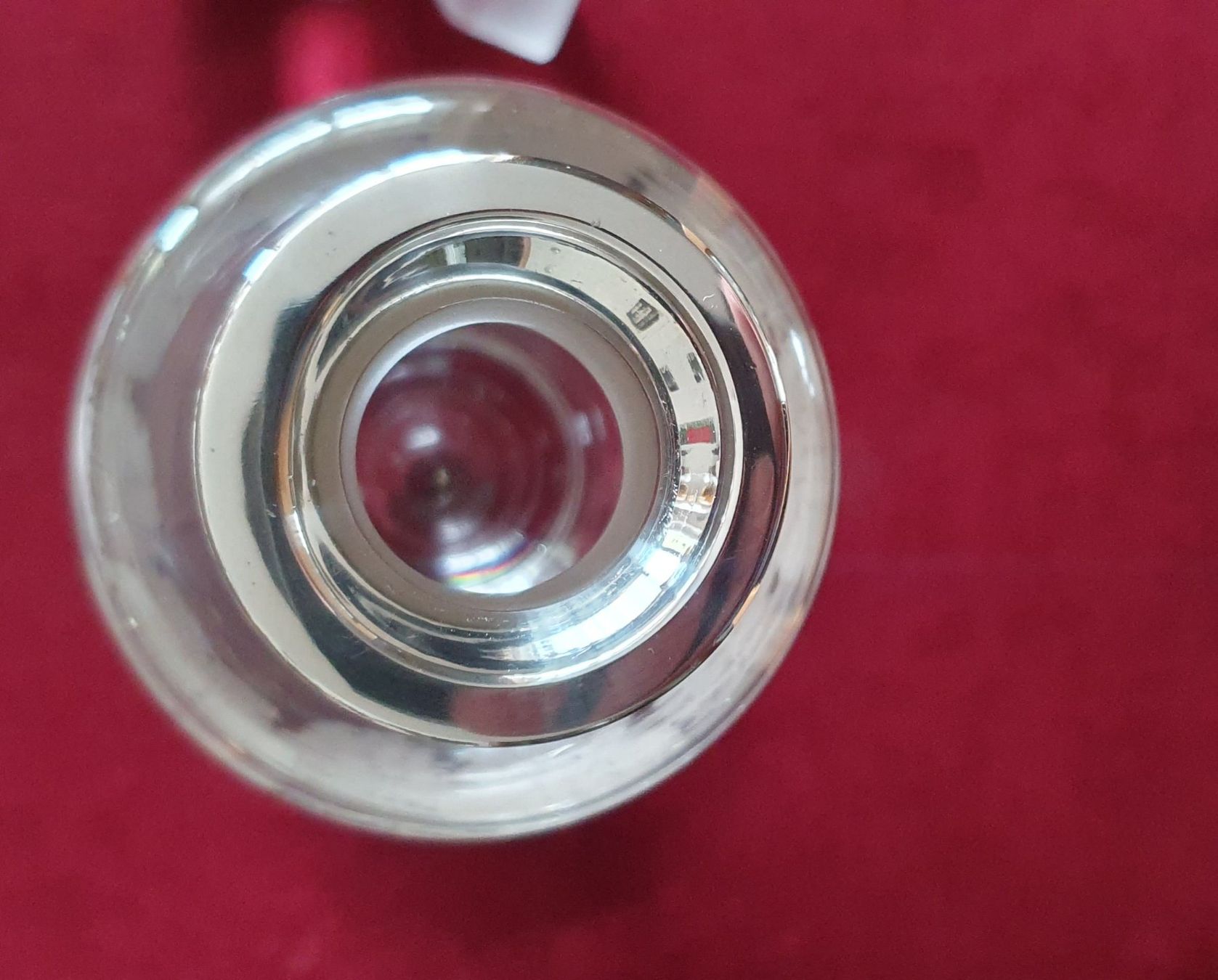 Karaffen: Weinkaraffe mit Silberrand 1000/1000 - Gebrüder Deyhle – Gebraucht aus Kreuzlingen von Rschweiz1 2