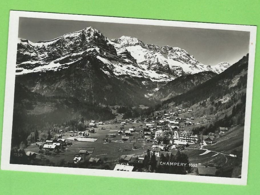Ansichtskarten: Champéry – Gebraucht aus Zürich von t24_de
