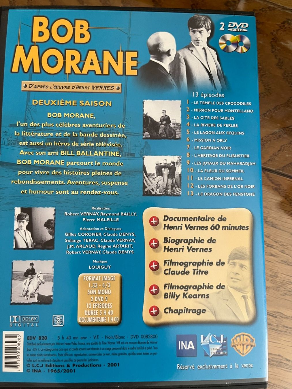 Tutti i DVDs: Bob Morane (DVD, Saison 1 & 2, 26 épisodes) – Usato da Vevey venduto da zecollector 2