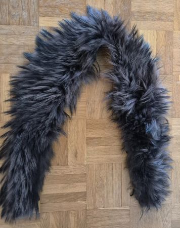 Tour de cou amovible en fausse fourrure - Chaud et doux!