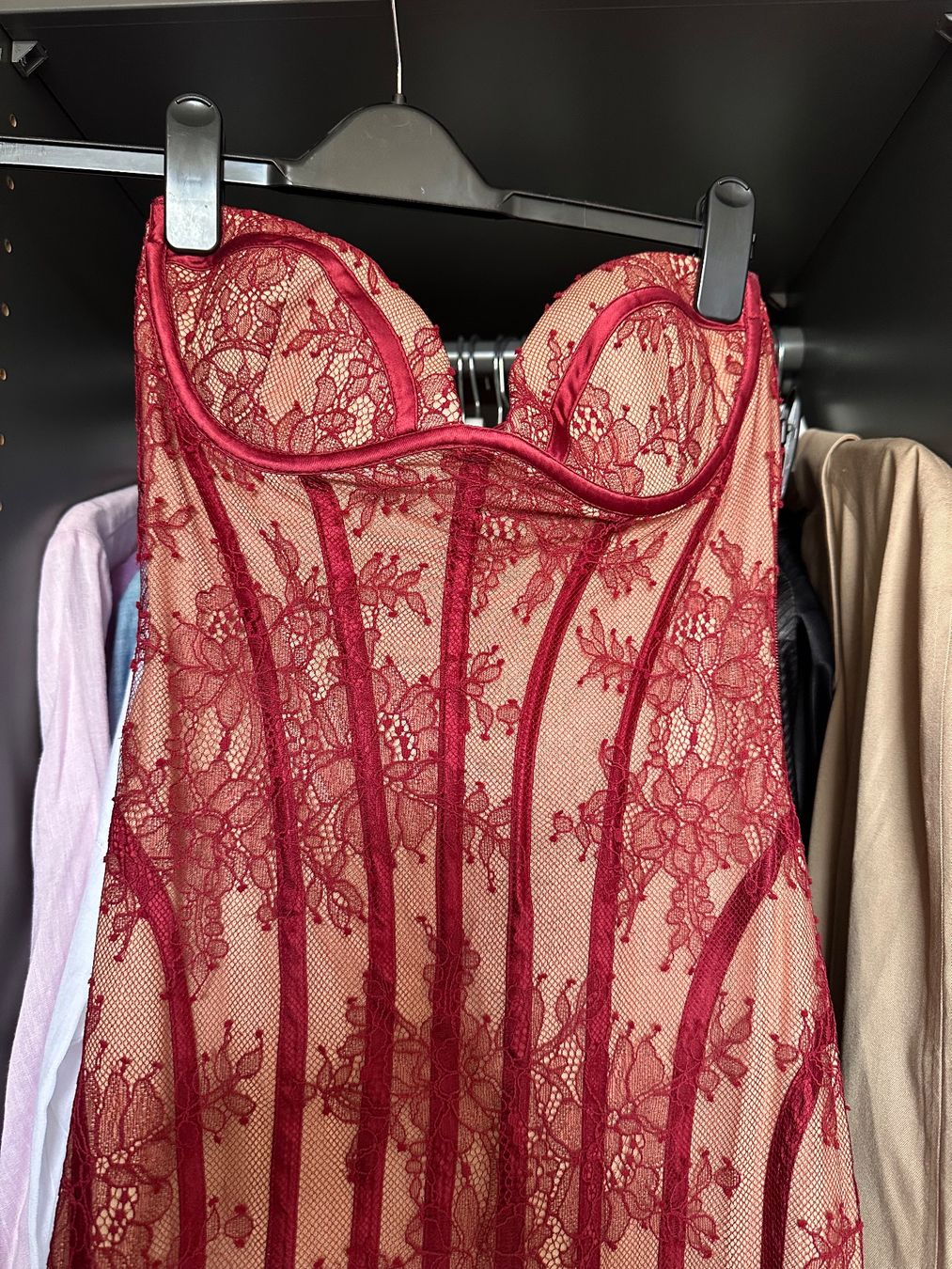 Vestiti: Abendkleid Rot Spitze – Nuovo (secondo la descrizione) da Zürich venduto da Naohmyxraphaela 2