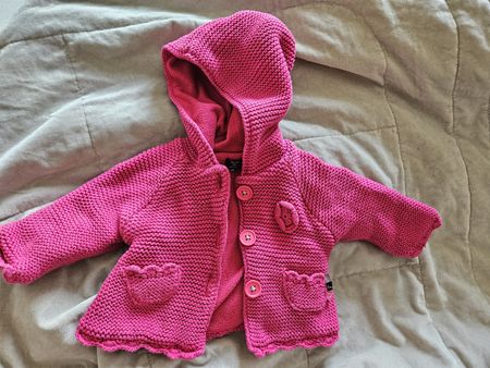 Jacke mit Kapuze, Gr. 62/68