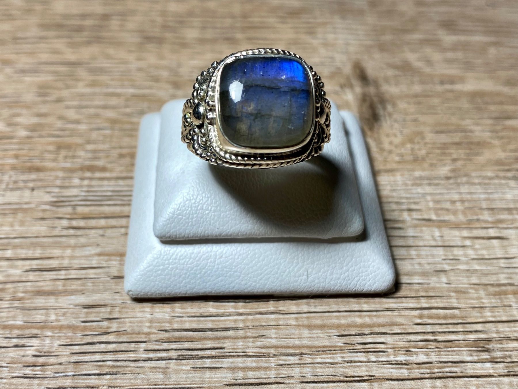 Anelli: Orientalischer Silber 925 Ring mit natürlichem Labradorit – Nuovo e nell'imballaggio originale da Laax venduto da Kiki_Kingdom3 5
